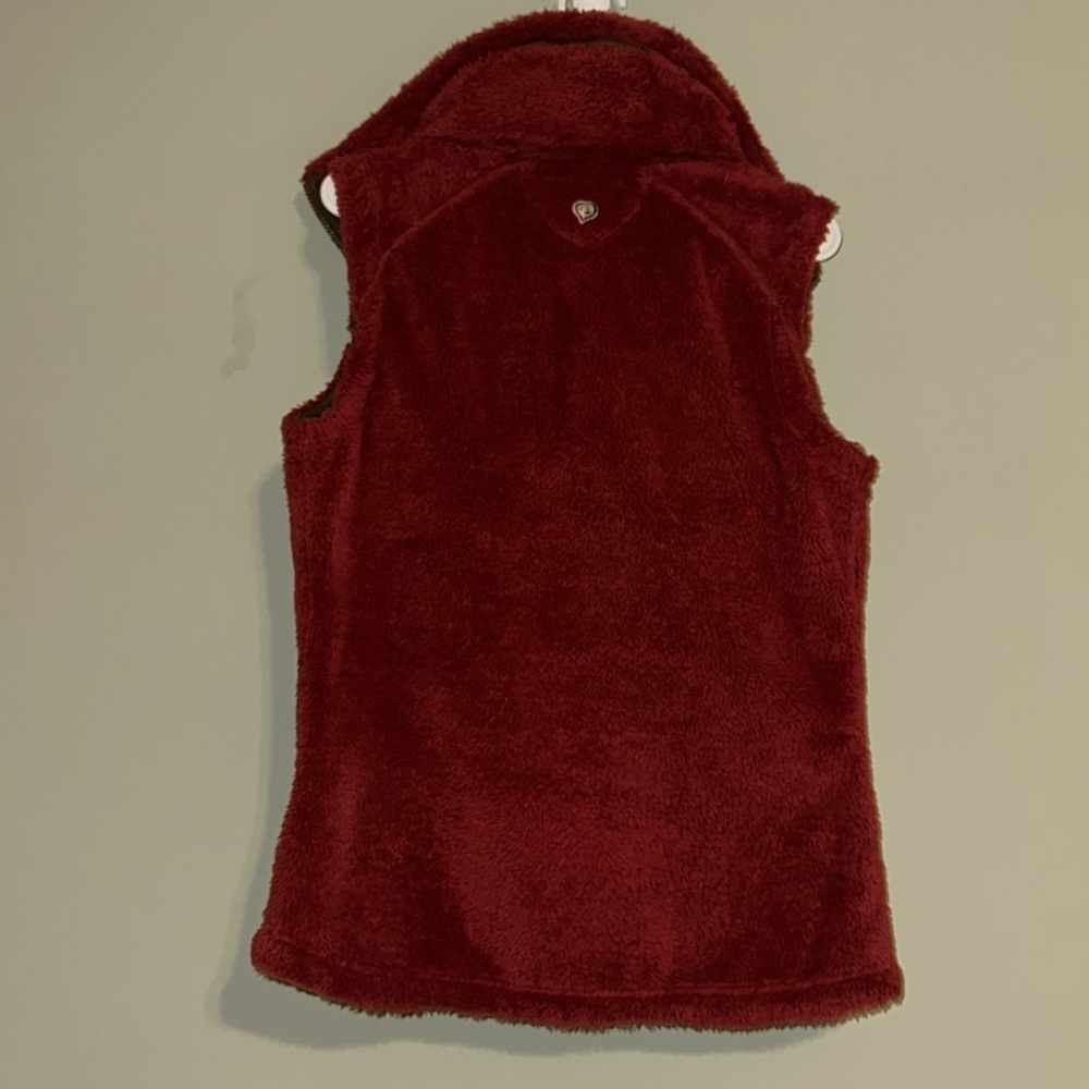 Kuhl Flight Fleece maroon/brown convertible vest M - Picture 4 of 12